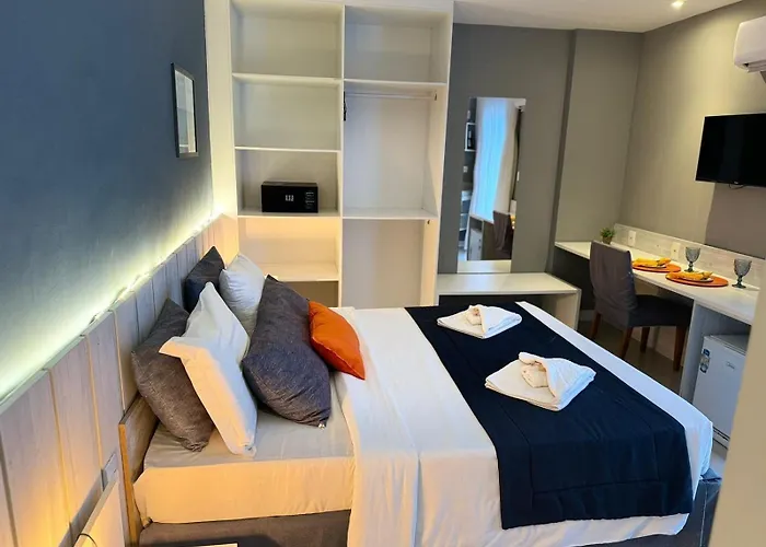 Flat 218 completo com localização privilegiada